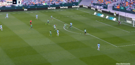 开云下载-半场：贝蒂斯0-1塞尔塔，胡特格拉首开记录